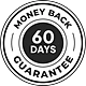 Sixty day money-back guarantee